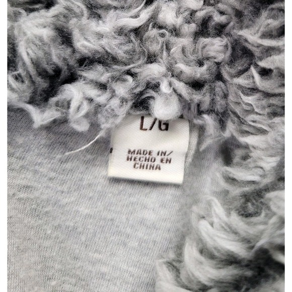 Original Weatherproof Vintage 1/4 Zip Pullover Womens Size Large Faux Fur/Sherpa - Picture 8 of 9